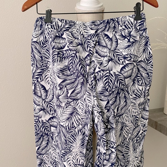 Land n Sea Cropped Linen Blend Pants Size S - Picture 3 of 5